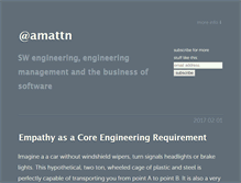 Tablet Screenshot of amattn.com